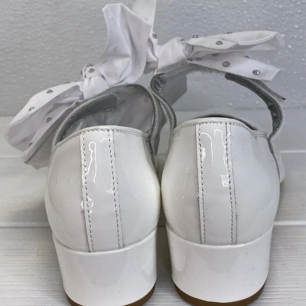 NEW MONNALISA Ballet 35mm Heel Dress Shoes Big Kids